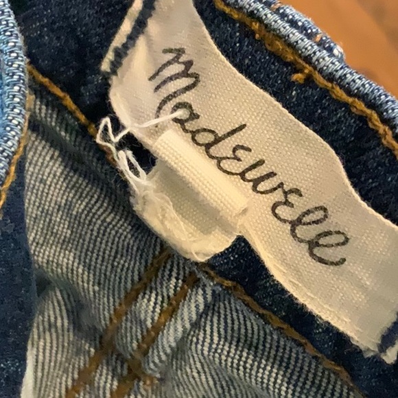 Size 23 high waisted madewell jean shorts - Picture 2 of 3